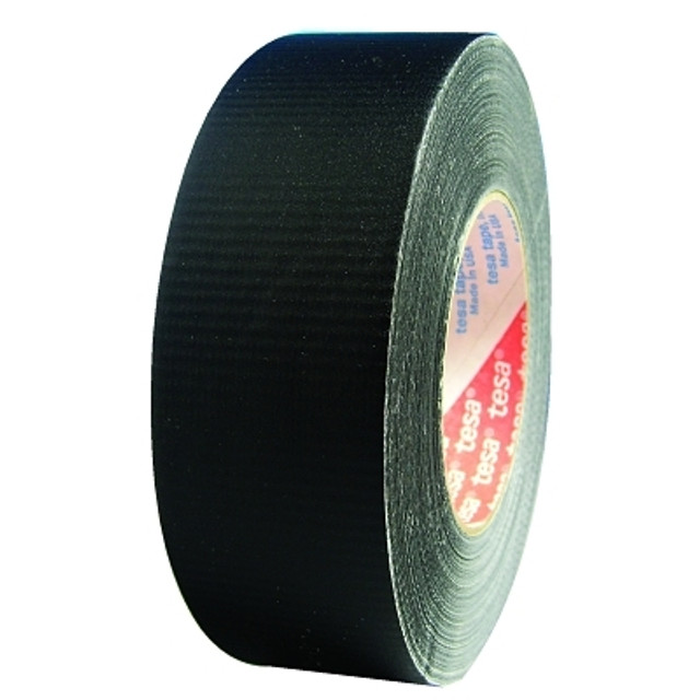 Tesa® Tapes 646130900600 Utility Grade Duct Tapes, Black, 2 in x 60 yd x 7.5 mil