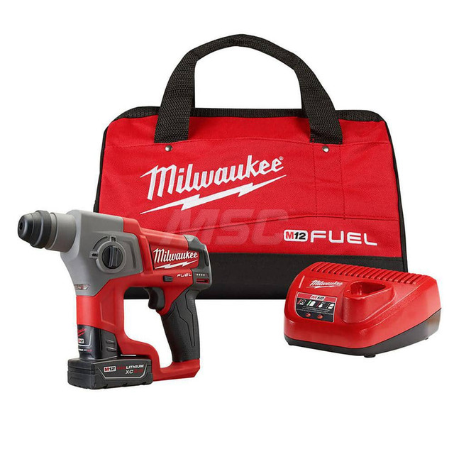 Milwaukee Tool 2416-21XC Cordless Hammer Drill: 12V, 5/8" Chuck, 6,200 RPM