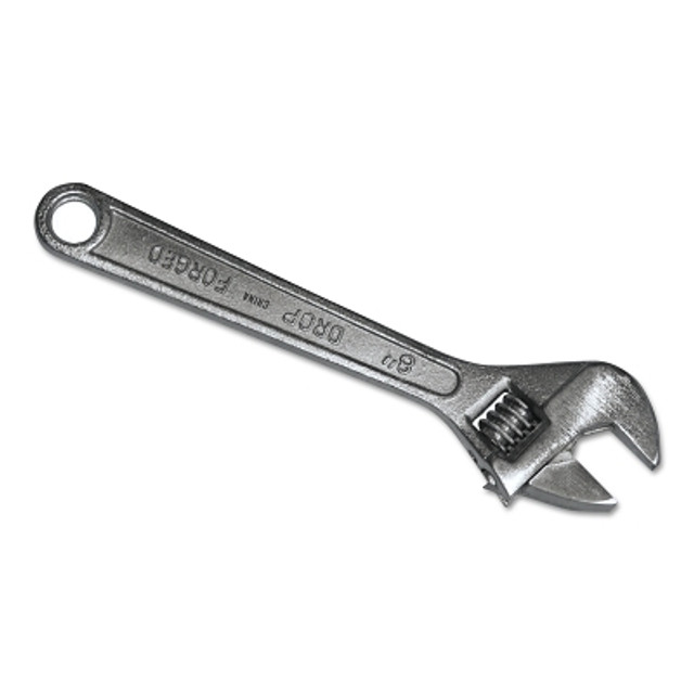 ORS Nasco Anchor Brand Adjustable Wrench, 18 in L, 2-1/16 in Opening, Chrome Plated