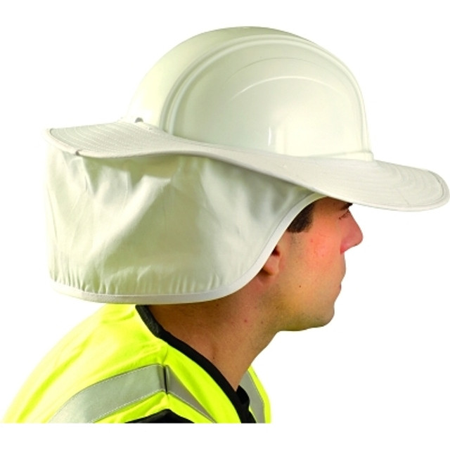 OccuNomix® Hard Hat Shade, For Most Regular Hard Hats (Not Full Brim), One Size, White OccuNomix® Hard Hat Shade, For Most Regular Hard Hats (Not Full Brim), One Size, White