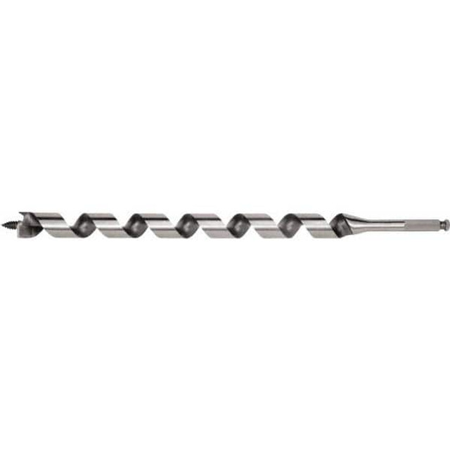 Irwin 1826639 1-1/16", 7/16" Diam Hex Shank, 24" Overall Length with 21" Twist, Utility Auger Bit