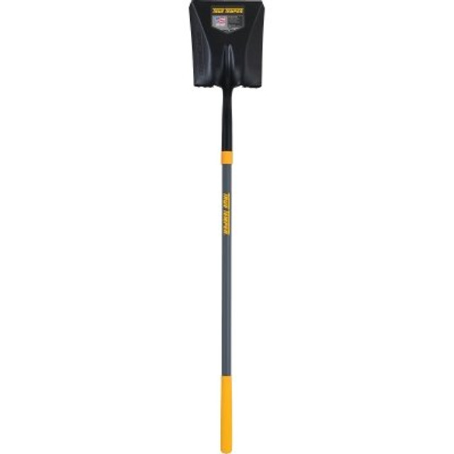 The AMES Companies, Inc. TRUE TEMPER® Forged Square Point Shovel, 9.670 in W x 5.000 in L Blade, 47 in Fiberglass Handle with Cushion End