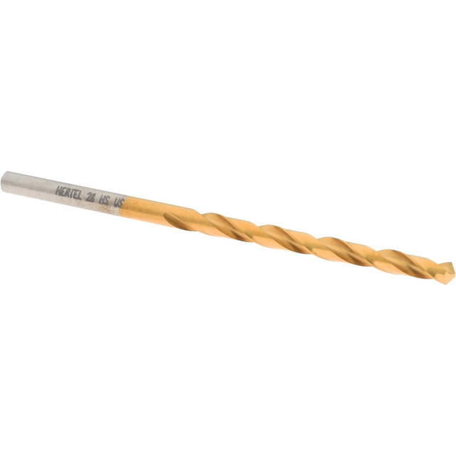 Hertel 85707503 Jobber Length Drill Bit: #28, 118 °, High Speed Steel