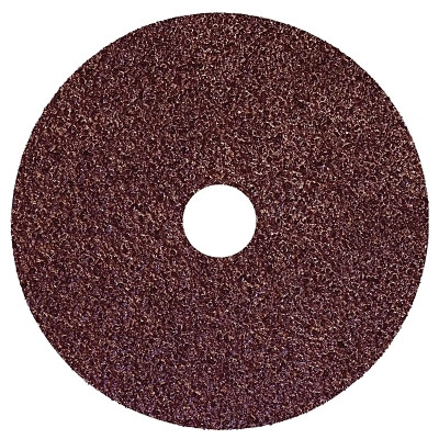 ORS Nasco Anchor Brand Resin Fiber Disc, Aluminum Oxide, 5 in dia, 7/8 in arbor, 36 Grit, Arbor Hole Mounting