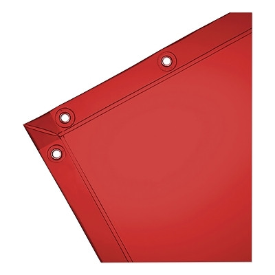 Jackson Safety Wilson Industries See-Thru Orange Welding Curtain, 6 ft X 10 ft, Vinyl