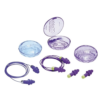 Moldex Rockets Reusable Earplugs, TPE, Purple, Uncorded