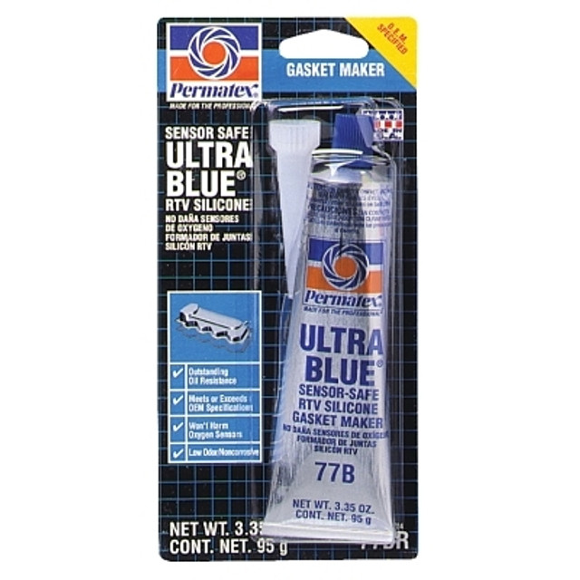 Permatex® Ultra Silicone RTV Gasket Maker, 3.35 oz, Tube, Ultra Blue®