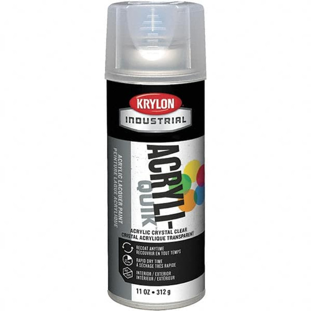 Krylon K01301A00X24 Lacquer Spray Paint: Crystal Clear, Gloss, 11 oz