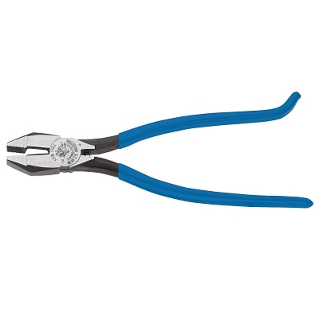 Klein Tools D20007CST Ironworker's Side-Cutting Square Nose Pliers, 9.19 in OAL, Heavy-Duty Cutting Knives