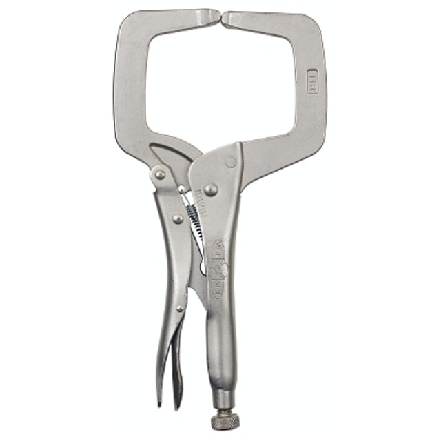 Stanley® Products Irwin® VISE-GRIP® The Original™ Locking C-Clamp with Regular Tip, 11 in L, 4 in Max, 2-5/8 in Throat D