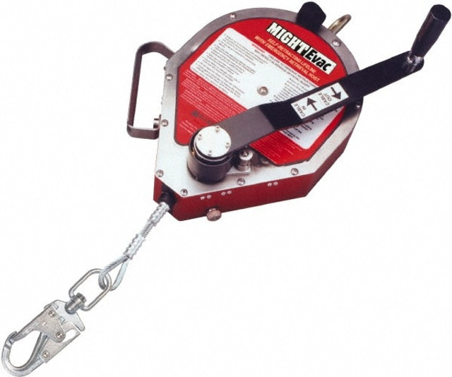 Miller MME-OGC1-02/100 Self-Retracting Lifeline:  310 lb Capacity,  100.00' Lifeline,  Carabiner