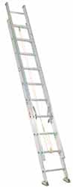 Made in USA 22716 16' High, Type IAA Rating, Aluminum Extension Ladder