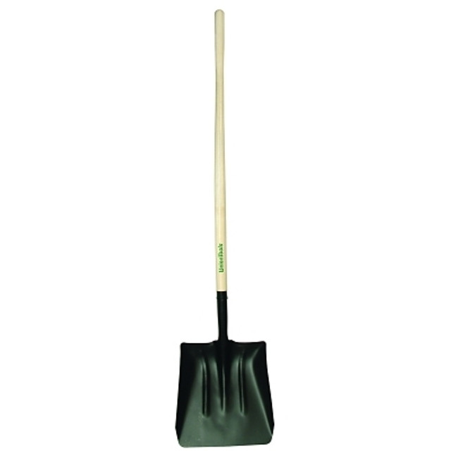 The AMES Companies, Inc. RAZOR-BACK® Steel Coal Shovel, 14.5 in L x 11.5 in W Blade, 48 in Wood Straight Handle