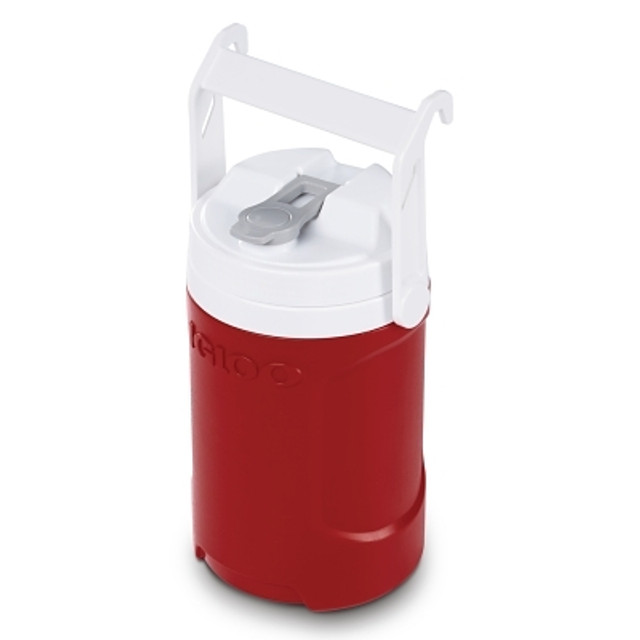 Igloo Latitude Insulated Beverage Bottle, 1/2 gal, Red