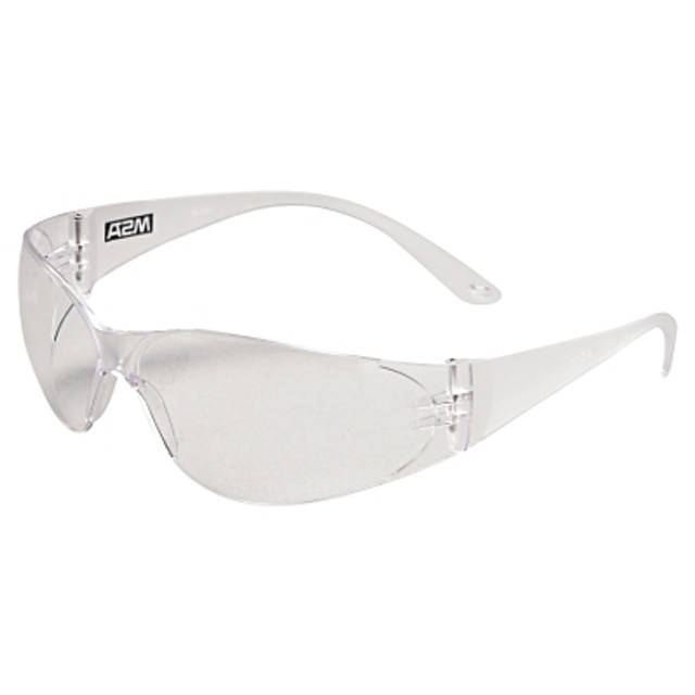 MSA 697514 Arctic Protective Eyewear, Clear Lens, Anti-Scratch, Clear Frame
