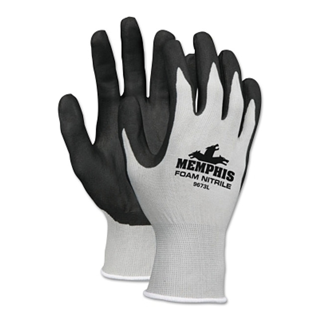MCR Safety 9673XL NXG® Work Gloves, X-Large, Black/Gray