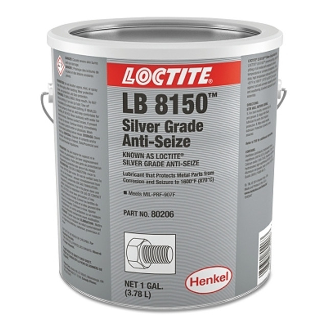 Henkel Corporation Loctite® 235086 Silver Grade Anti-Seize Lubricant, 1 gal Can