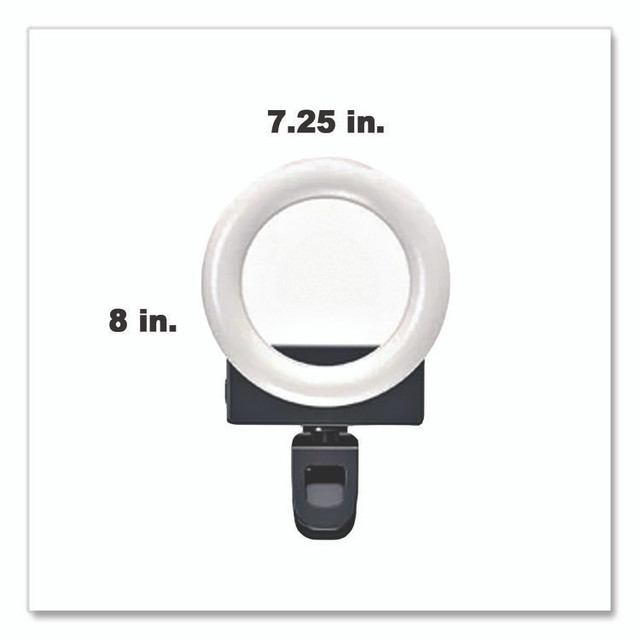 CENTON ELECTRONICS INC. OTM Essentials™ OBA1A Universal Ring Light, 3" dia, Black