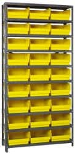 Quantum Storage 1875-210YL 27 Bin Store-More Shelf Bin System