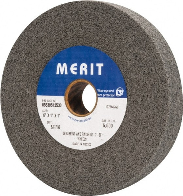 Merit Abrasives 05539512530 Deburring Wheel:  Density 7, Silicon Carbide