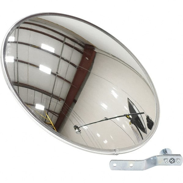 Vestil CNVX-18 Safety, Traffic & Inspection Mirrors; Type: Convex Mirrors ; Mirror Type: Convex ; Shape: Fulldome ; Lens Material: Glass ; Mirror Material: Glass ; Diameter (Inch, Fraction): 18