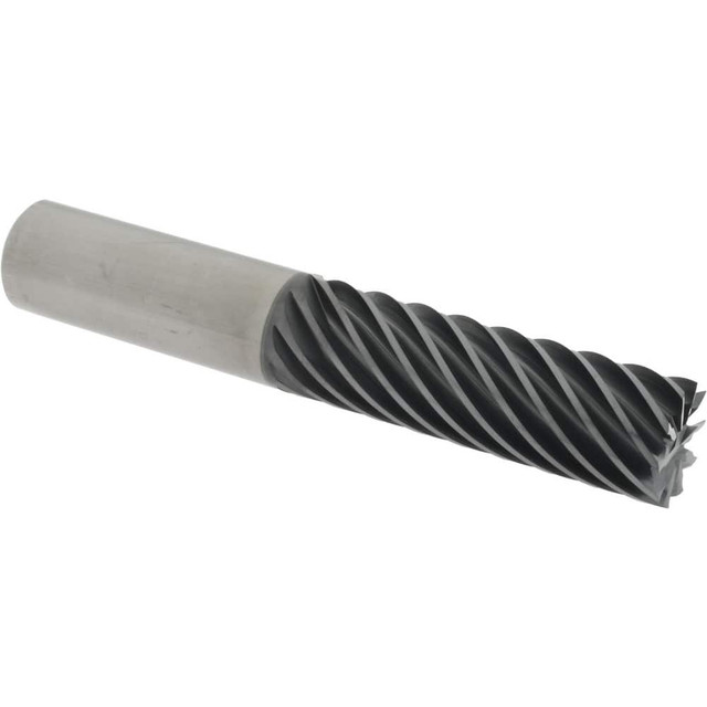 Accupro 6504131 Square End Mill:  1.0000" Dia, 3.25" LOC, 1" Shank Dia, 6" OAL, 10 Flutes, Solid Carbide