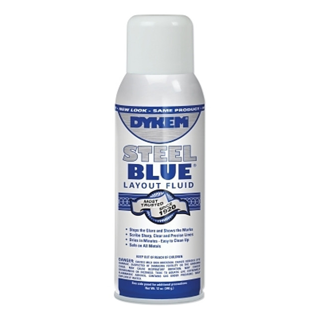 ITW Pro Brands DYKEM® Layout Fluid, 16 oz Aerosol Can, Blue ITW Pro Brands DYKEM® Layout Fluid, 16 oz Aerosol Can, Blue