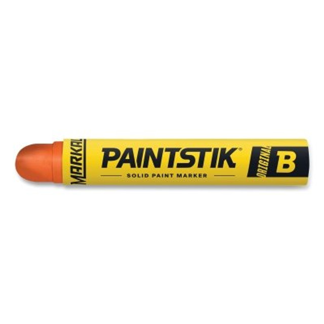 LA-CO Industries Inc Markal® Paintstik® Original B® Solid Paint Marker, 11/16 in dia, 4-3/4 in L, Orange