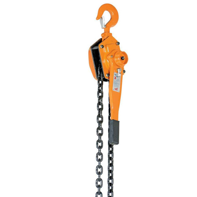 Vestil ELH-60-20 Manual Lever Hoist: 6,000 lb Working Load Limit, 20' Max Lift