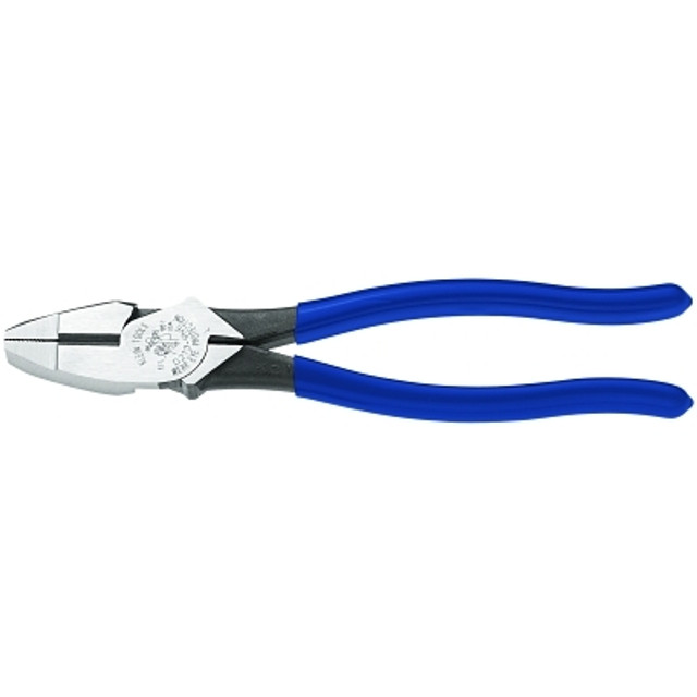Klein Tools Lineman's High-Leverage Plier, 9.33 in L, Plastic-Dipped Handle, Steel Klein Tools Lineman's High-Leverage Plier, 9.33 in L, Plastic-Dipped Handle, Steel