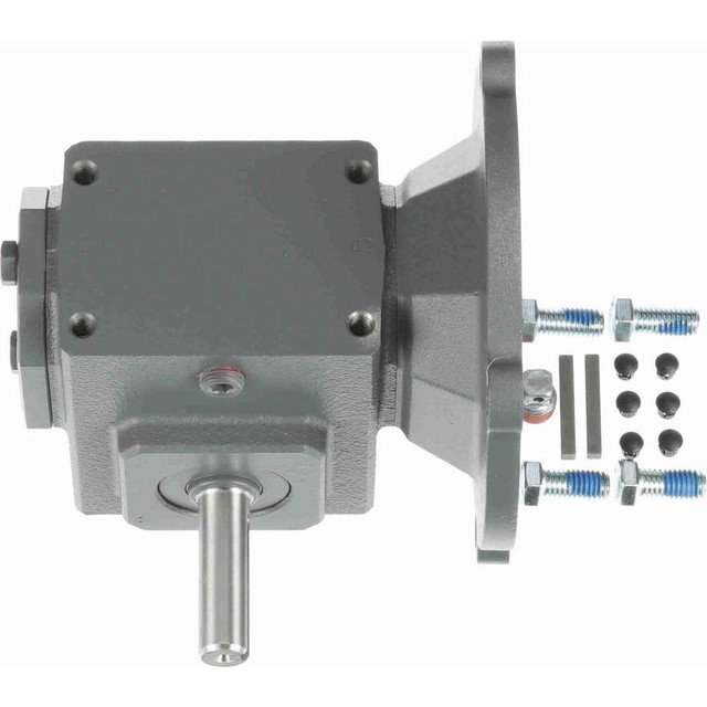 Morse XB1061 Speed Reducer: C-Face, 1.33" Center to Center Shaft, 5:1, 3/4 hp Max Input, Worm Gear