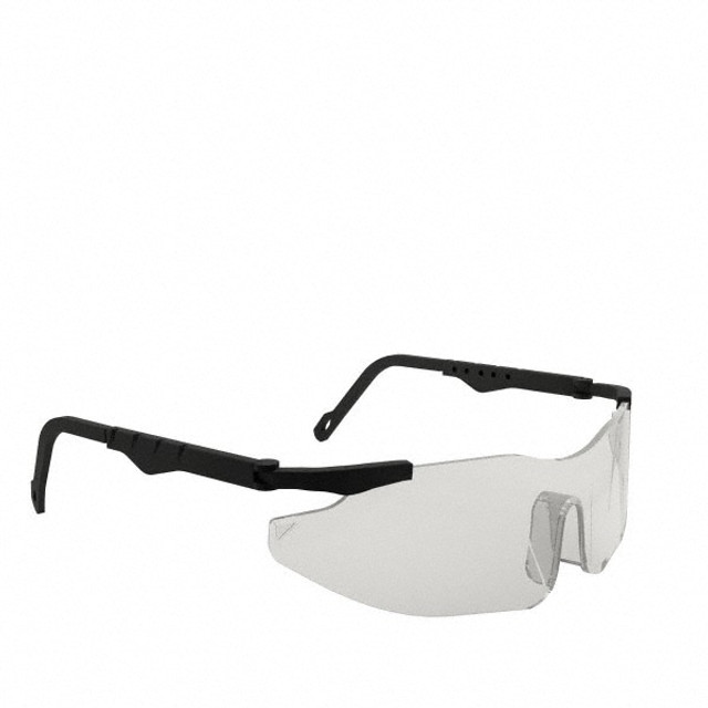 Smith & Wesson 19799 Safety Glass: Scratch-Resistant, Polycarbonate, Clear Lenses, Full-Framed, UV Protection