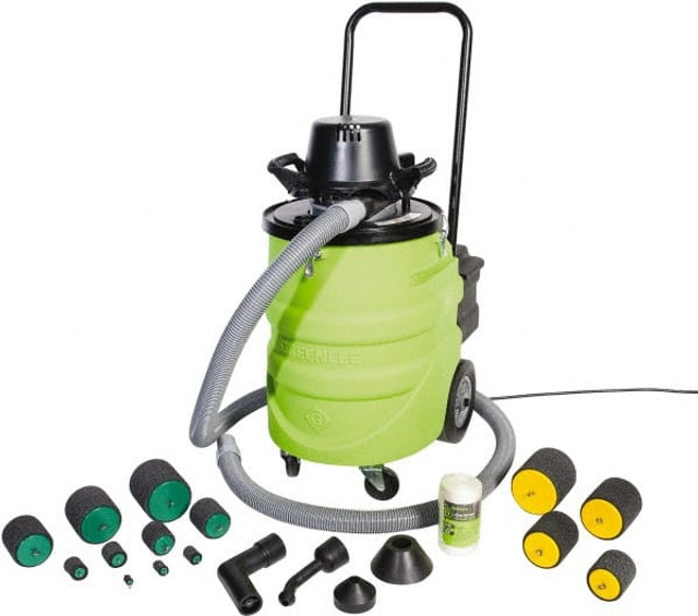 Greenlee 690-15 Wet/Dry Vacuum: Electric, 12.0 gal, 11.8 Amp