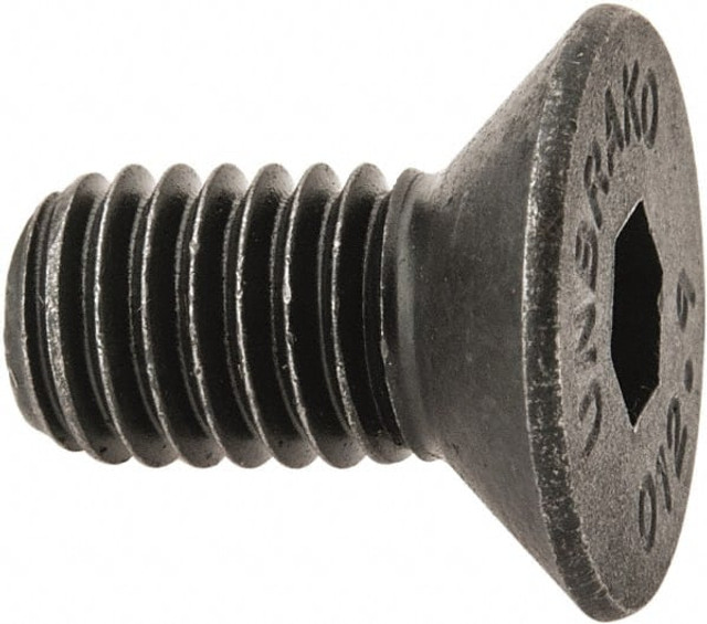 Unbrako 103338 M8x1.25 16mm OAL Hex Socket Drive Flat Socket Cap Screw