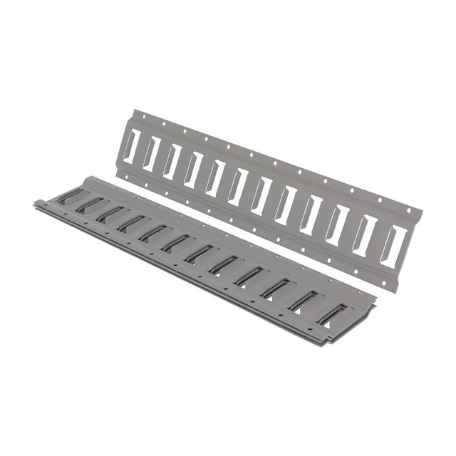 Vestil E-TRK-2-GY-4PK Vertical & Horizontal Track; Product Type: E-Track ; Position: Vertical or Horizontal ; Mounting Hole Diameter: 0.2813 ; Material: Steel