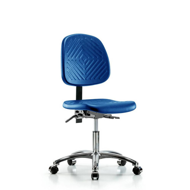 Blue Ridge Ergonomics MSC44663 Task Chair: Polyurethane, Blue