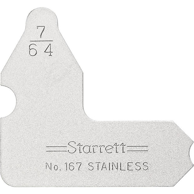 Starrett 50627 7/64 Inch Radius Gage