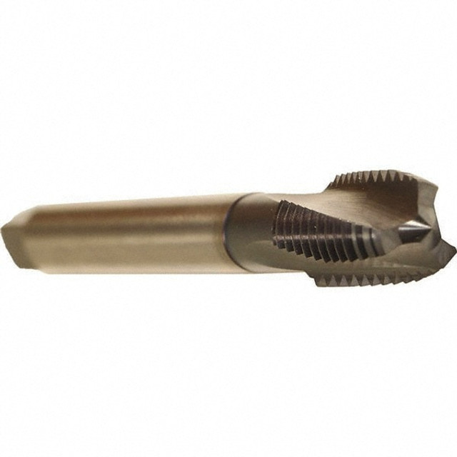 Emuge C438J401.0116 Spiral Flute Tap: M16 x 2.00, Metric, 3 Flute, Modified Bottoming, 6HX Class of Fit, Cobalt, TICN Finish