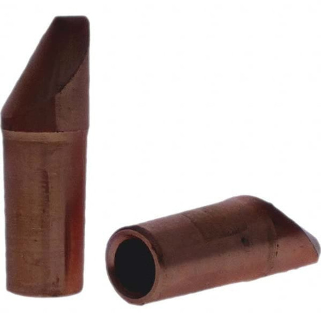 Tuffaloy 138-2406 Spot Welder Tips; Tip Type: Straight Tip D Nose (Offset) ; Material: RWMA Class 2 - C18200