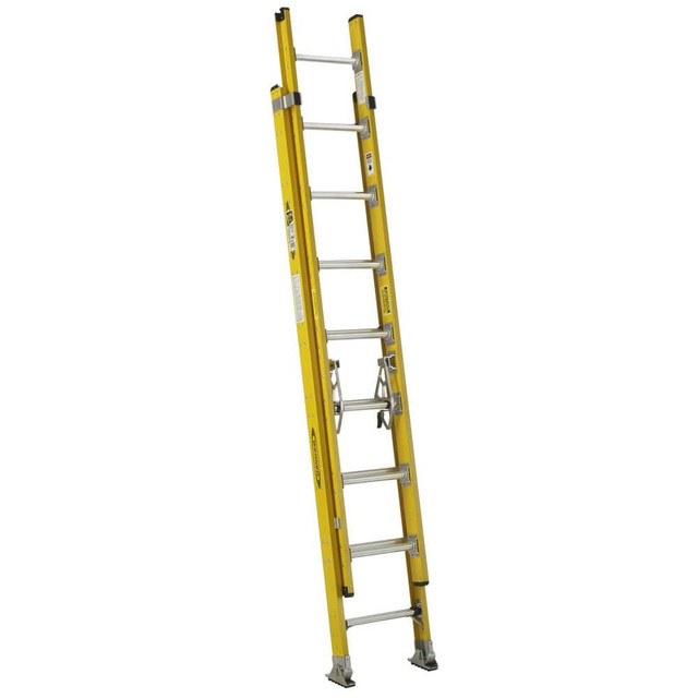 Werner D7116-2 16' High, Type IAA Rating, Fiberglass Extension Ladder