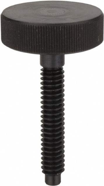 Morton Machine Works KHS-91 C-12L14 Steel Thumb Screw: M12 x 1.75, Knurled Head