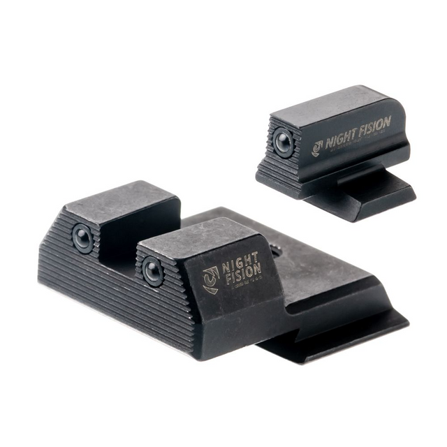 Night Fision SAW-204-215-290-ZGZG Optics Ready Stealth Night Sight Set for S&W M&P Shield Plus w/ 507K