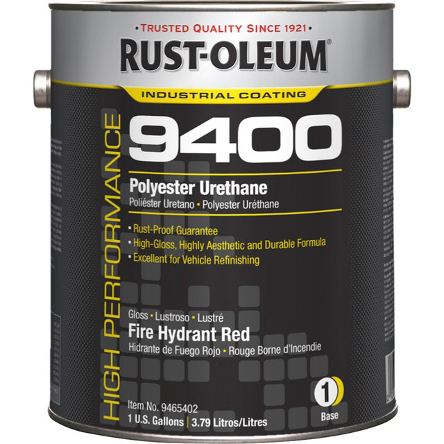 Rust-Oleum 9465402 Industrial Enamel Paint: 1 gal, High-Gloss, Red