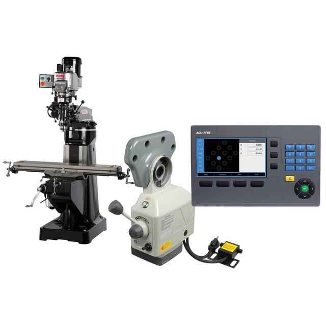 Vectrax 1212322/4608392 9 x 48" Vectrax CL Milling Machine with 2-Axis DRO & X-Axis Power Feed