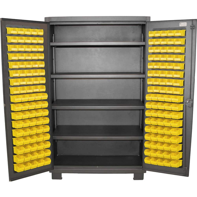 Valley Craft F89161VCGY Storage Cabinets; Cabinet Type: Storage ; Cabinet Material: Steel ; Width (Inch): 60in ; Depth (Inch): 24in ; Cabinet Door Style: Hinged ; Height (Inch): 78in