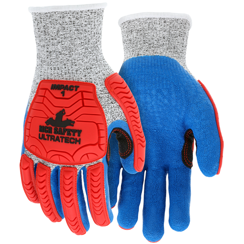 MCR Safety UT1951M UltraTech Stitched, Blue Latex