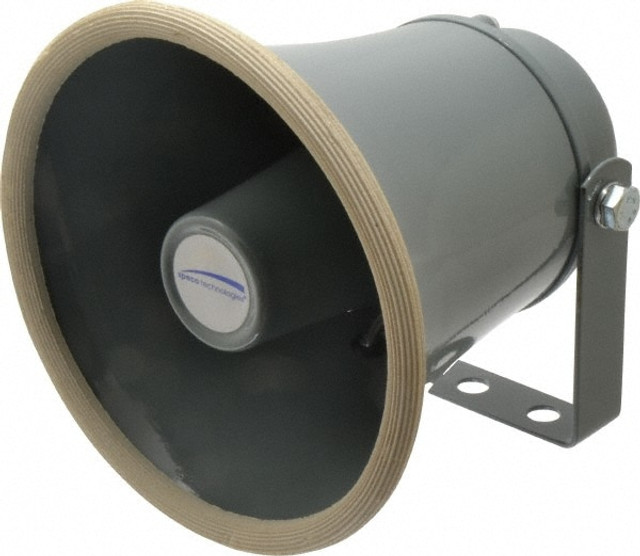 Speco SPC-10 15 Max Watt, 6 Inch Diameter, Round Aluminum Standard Horn and Speaker