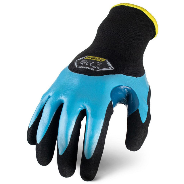 ironCLAD KC1SNW2-04-L Puncture-Resistant Gloves:  Size  Large,  ANSI Cut  A2,  ANSI Puncture  1,  Nitrile,  Nylon & knit