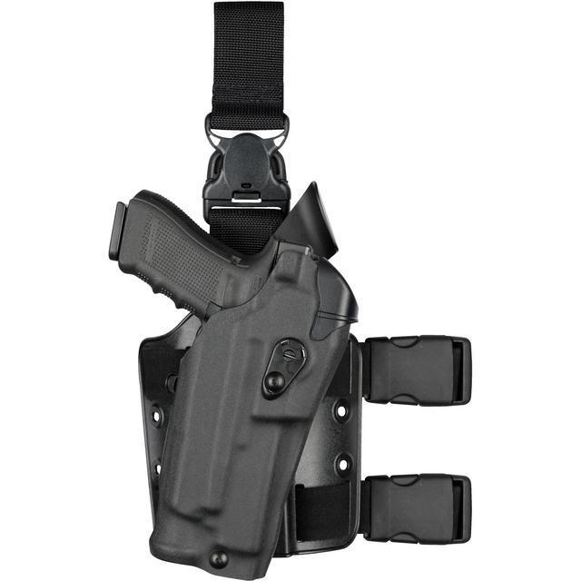 Safariland 1206221 Model 6355RDS ALS Tactical Holster with Quick-Release Leg Strap for Smith & Wesson M&P 9L C.O.R.E. w/ Light