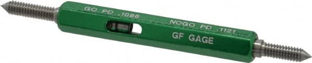 GF Gage W0125402BS Plug Thread Gage: #5-40 Thread, 2B Class, Double End, Go & No Go